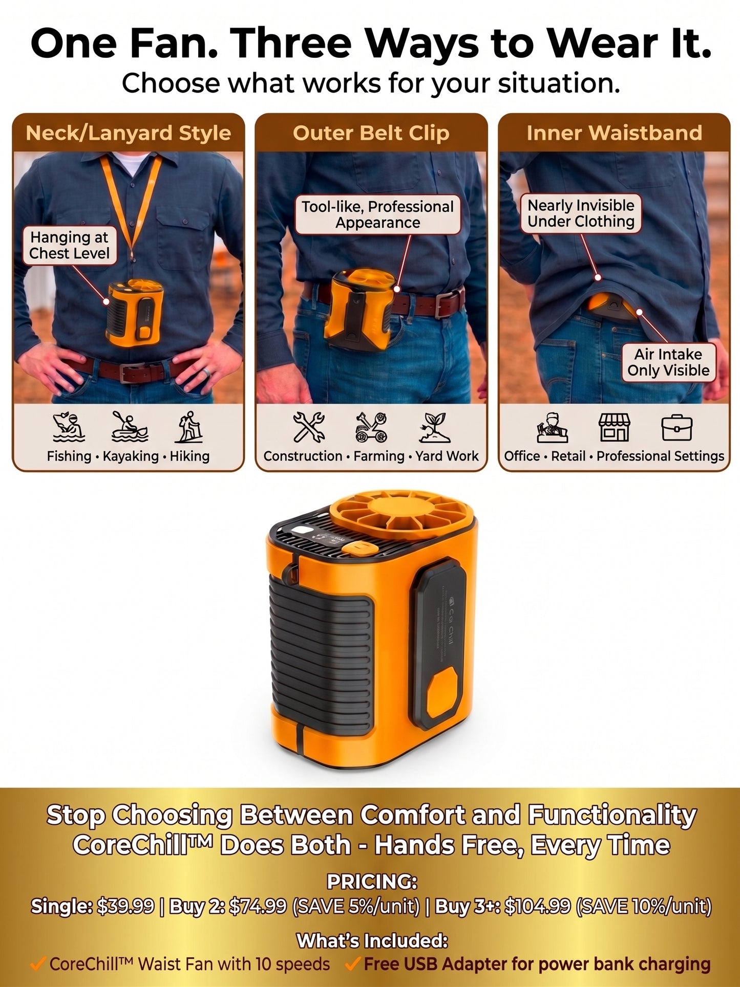 The 3-In-1 CoreChill™ WKNOS