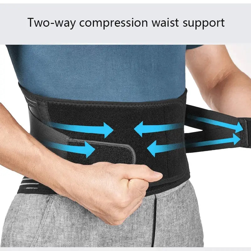 Rapid Relief Back Support Belt: Breathable Lumbar Brace for Sciatica & Lower Back Pain – Orthopedic Design for All-Day Comfort WhoKnows