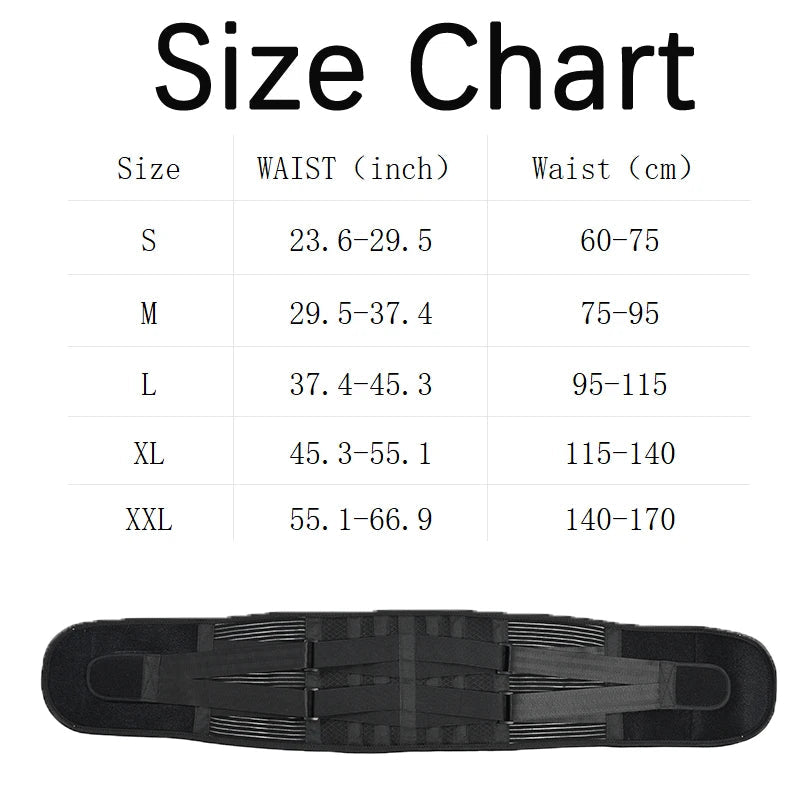 Rapid Relief Back Support Belt: Breathable Lumbar Brace for Sciatica & Lower Back Pain – Orthopedic Design for All-Day Comfort WhoKnows