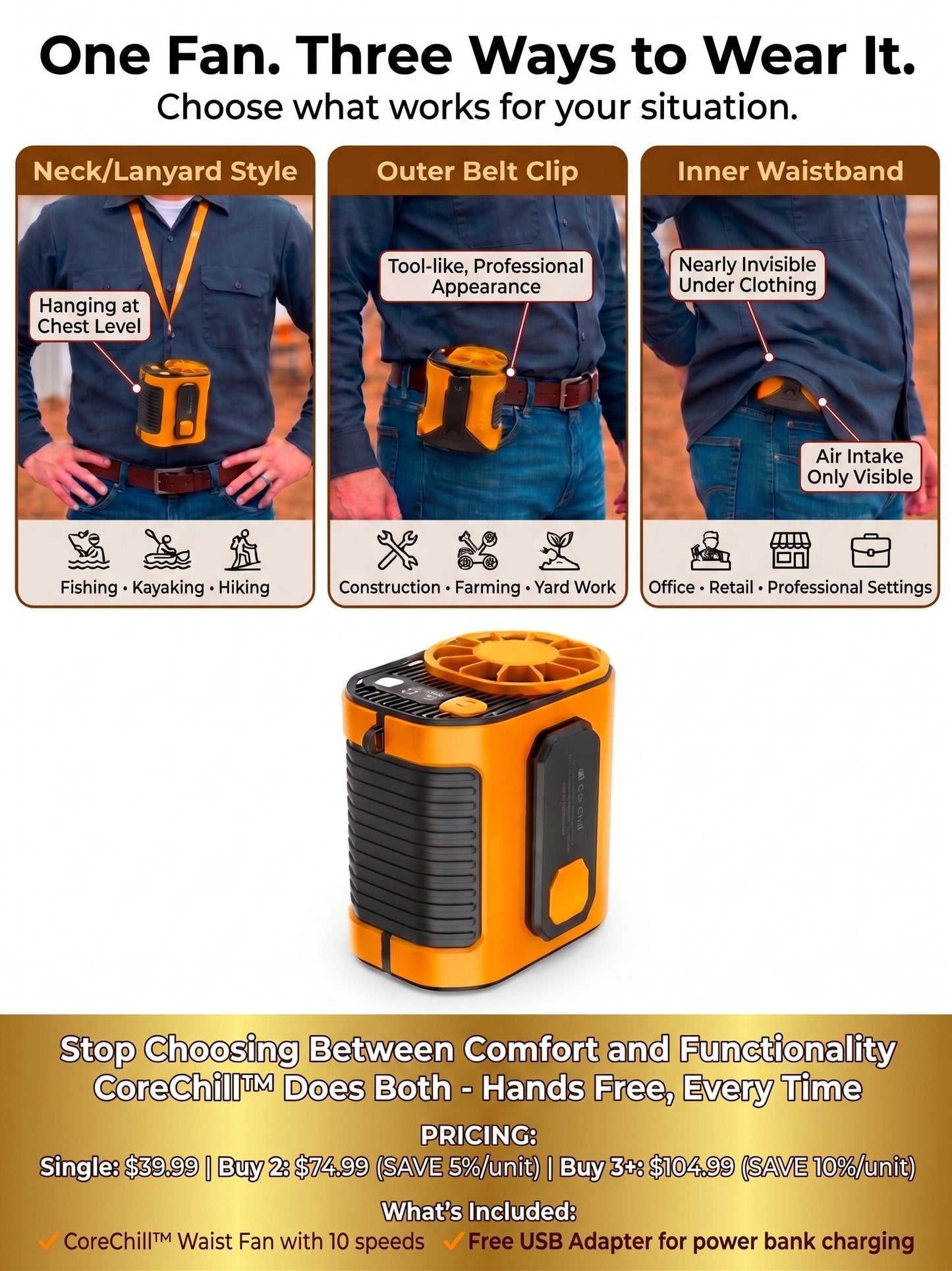The 3-In-1 CoreChill™ WKNOS